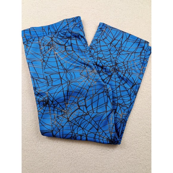 Spyder Other - Spyder Marvel Spider-Man Pants Kids XL 18 Blue Good Web Print Fleece Athletic
